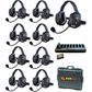 Eartec EVADE Xtreme Wireless Intercom System with 9 Headsets