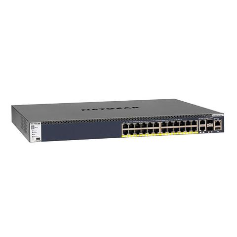 Netgear M4300-28G PoE+: 24x1G PoE+ 480W, 2x10G, 2xSFP+