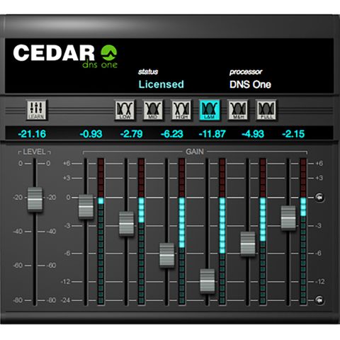 CEDAR Studio 9 DNS One & DNS Two Noise Supression Plug-ins