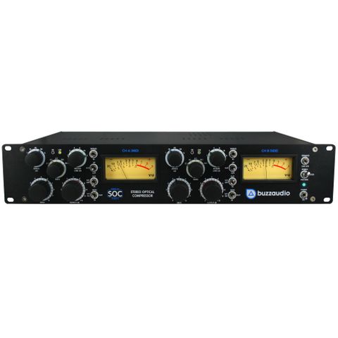 Buzz Audio SOC-20 Mid Side Pro-Audio Compressor - Black