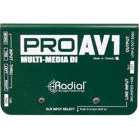 Radial PRO-AV1 Multi-Media Passive DI - Mono