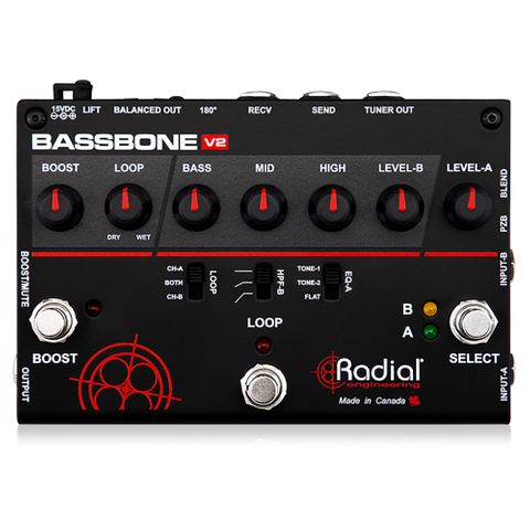 Radial Bassbone V2 Bass Preamp and Boost