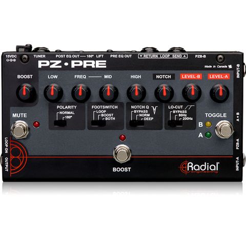 Radial PZ-Pre Acoustic Instrument Preamp