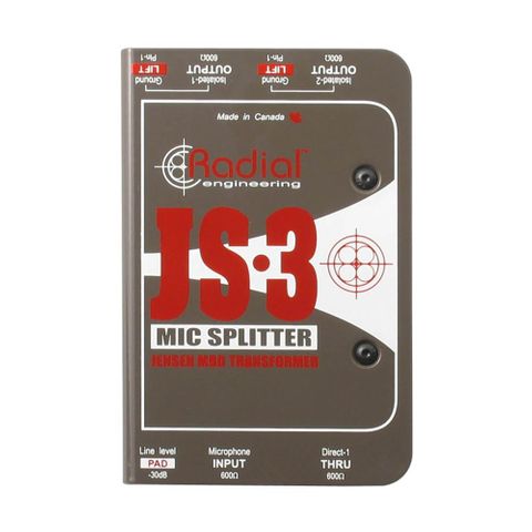 Radial JS3 - Passive 3-way Microphone Splitter