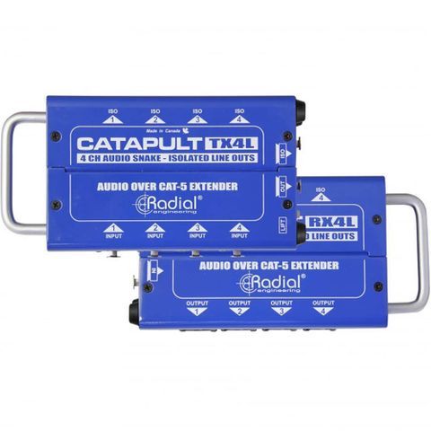 Radial Catapult 4-Channel Cat 5 Audio Snake Tx/Rx