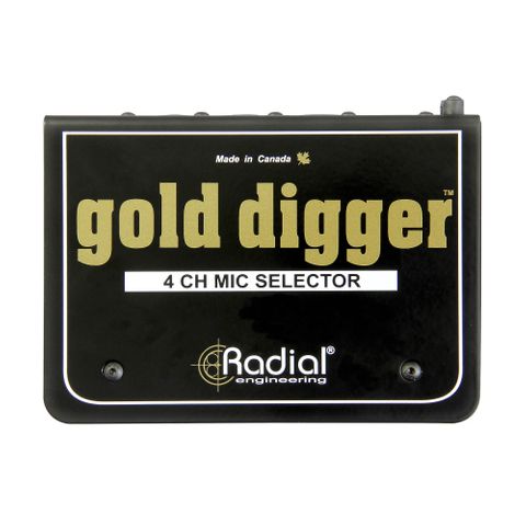 Radial GOLDDIGGER 4-Channel Mic Selector