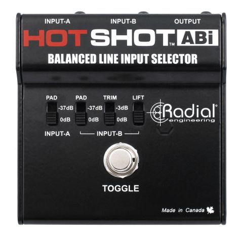 Radial HotShot ABi Balanced Input Selector