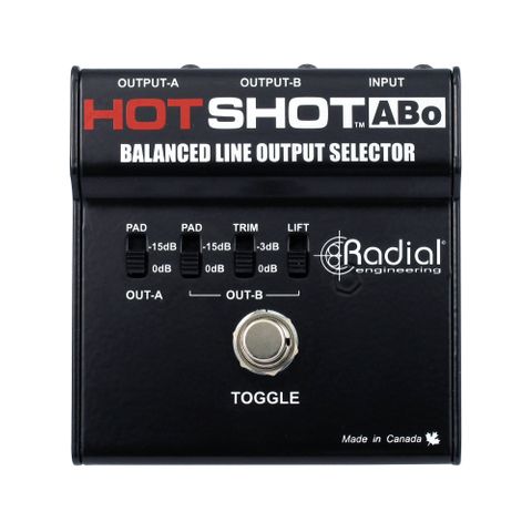 Radial HotShot ABo Balanced Output Selector