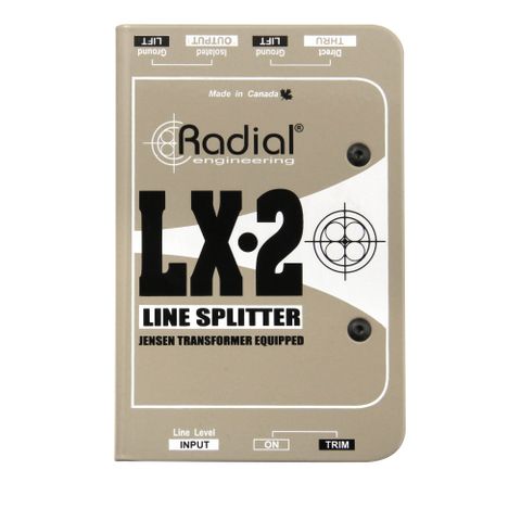 Radial LX-2 Passive Line Level Splitter & Attenuator