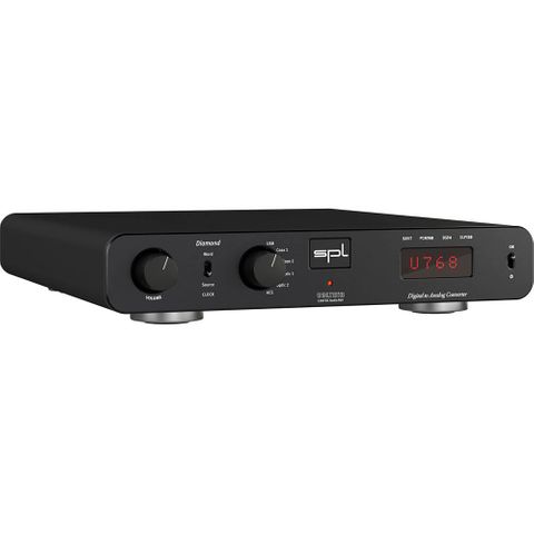 SPL Diamond Desktop DAC and Preamplifier (Black, Silver, Red)