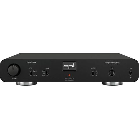 SPL Phonitor se Headphone Amplifier with DAC (Black, Silver, Red)