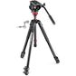 Manfrotto 500 Fluid Video Head with 190X Video Aluminum Tripod