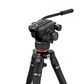 Manfrotto 504X Fluid Video Head with 635 FAST Single Carbon Leg