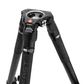 Manfrotto 504X Fluid Video Head with 635 FAST Single Carbon Leg