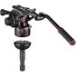 Manfrotto Nitrotech 612 Video Head with Alu Twin Leg Tripod GS