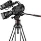 Manfrotto Nitrotech 612 Video Head with CF Twin Leg Tripod GS