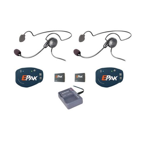 Eartec EP2CYB E-PAK Cyber Headsets Communication System 2-Person Setup