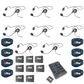 Eartec EP8CYB E-PAK Cyber Headsets Communication System 8-Person Setup