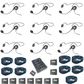 Eartec EP9CYB E-PAK Cyber Headsets Communication System 9-Person Setup