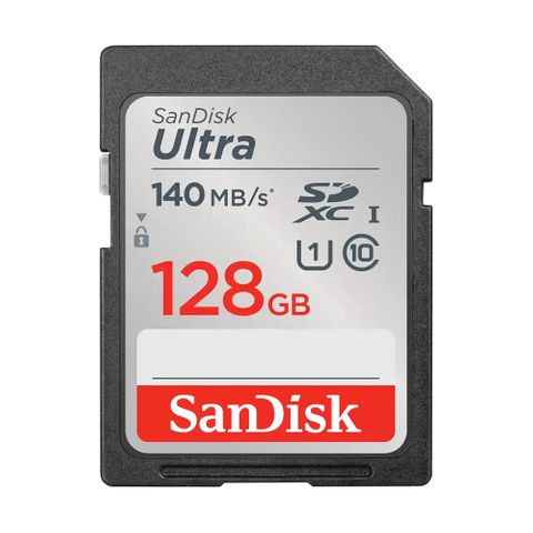 SanDisk Ultra SDXC 128GB 140MB/S UHS-I C10 Memory Card