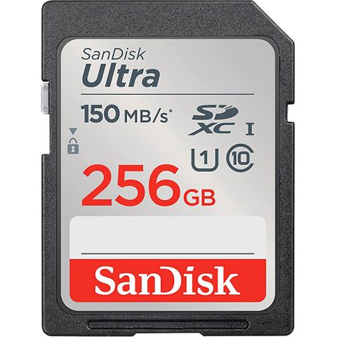 SanDisk Ultra SDXC 256GB 150MB/S UHS-I C10 Memory Card