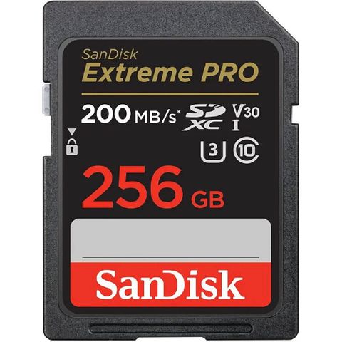 SanDisk Extreme Pro 256GB SDXC 200MB/s UHS-I Memory Card