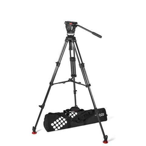 Sachtler Ace XL MS CF Fluid Head Tripod System Carbon Fibre - 1018C