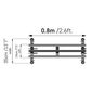 MRMC Slidekamera ATLAS Rail 0.8m