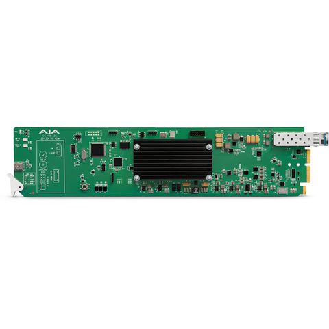 AJA OpenGear 12G-SDI to HDMI 2.0 Conversion with LC Fiber Receiver