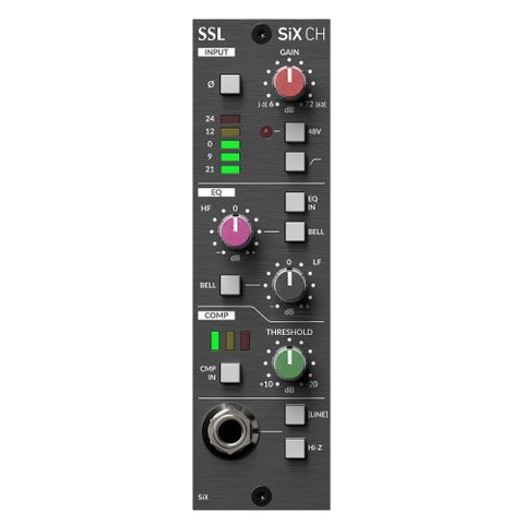 SSL SIX Channel Strip Module for 500 Series