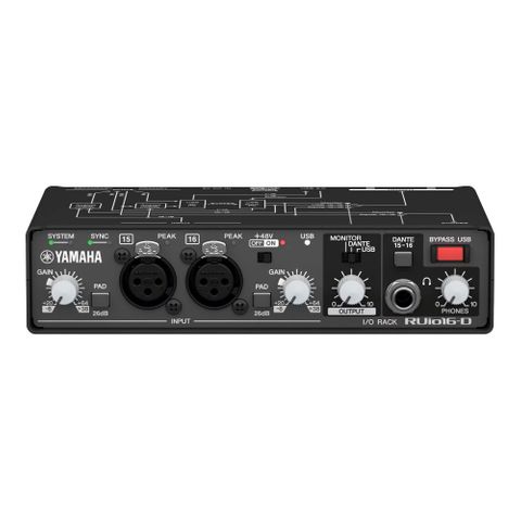 Yamaha RUio16-D Dante, Analog, and USB Audio Interface
