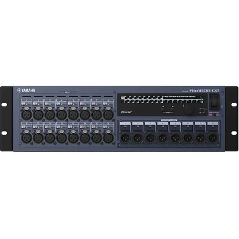 Yamaha Rio1608-D2 16-input / 8-output Dante Stage Box