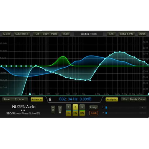 NUGEN Audio SEQ-S Linear Phase Spline EQ