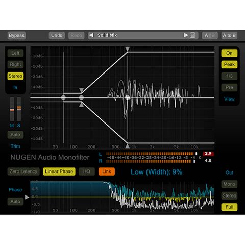 NUGEN Audio Monofilter - Essential Bass Management