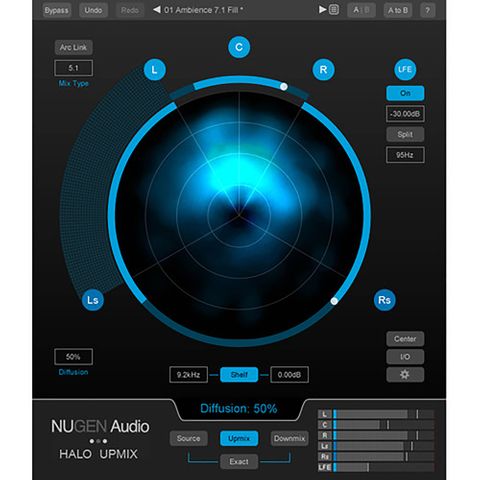 NUGEN Audio Halo Upmix  Plug-In with 3D Immersive Extension