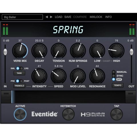 Eventide Spring H9 Series Mechanical Spring Reverb Plug-In