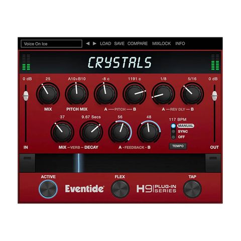 Eventide Crystals Twin Reverse Pitch Shifters & Reverb Plug-In