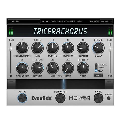 Eventide TriceraChorus Vintage Tri-Chorus and MicroPitch Plug-In