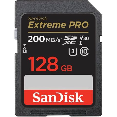 SanDisk Extreme Pro SDXC 128GB 200MB/s UHS1 C10