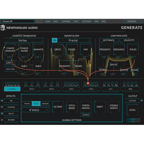 Newfangled Audio Generate Polysynth Plug-in