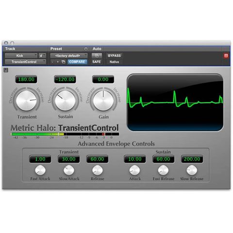 Metric Halo TransientControl v4 Plug-In