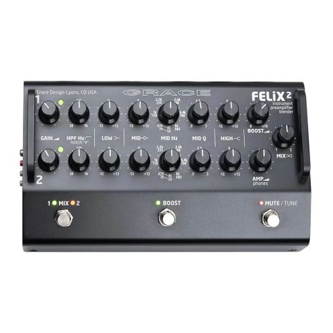 Grace Design Felix 2 Instrument Preamp/Blender - Black