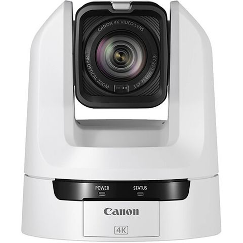Canon CR-N100 4K NDI PTZ Camera with 20x Zoom - White