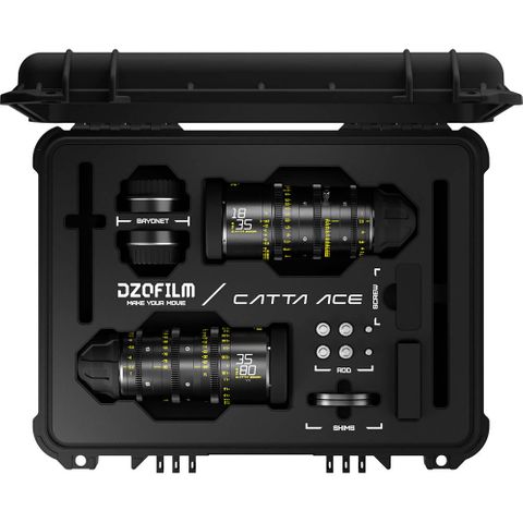 DZOFilm Catta Ace FF 18-35/35-80mm T2.9 Cine 2-Lens Bundle (PL/EF)