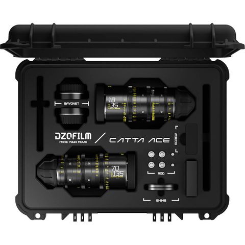 DZOFilm Catta Ace FF 18-35/70-135mm T2.9 Cine 2-Lens Bundle (PL/EF)