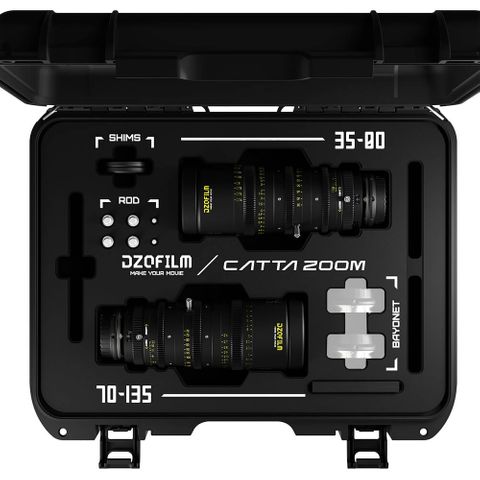 DZOFilm Catta FF 35-80mm/70-135mm T2.9 E-Mount Cine Zoom 2-Lens Bundle
