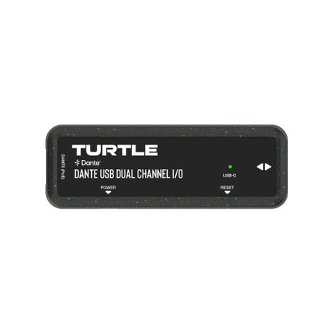 Turtle AV Dante Dual Channel USB-C I/O Adapter
