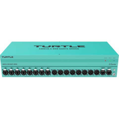 Turtle AV Mineola 8x8 Dante Audio Bridge
