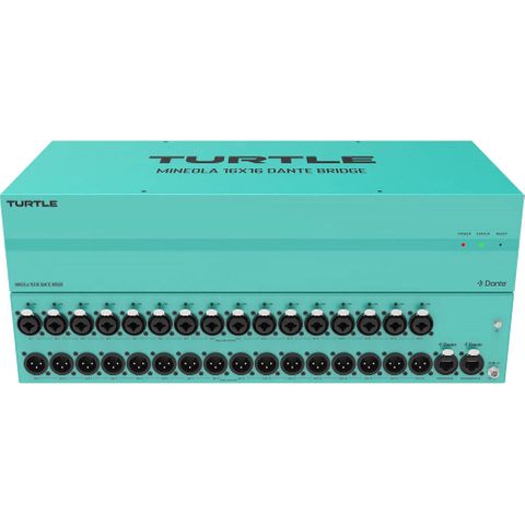 Turtle AV Mineola 16x16 Dante Audio Bridge