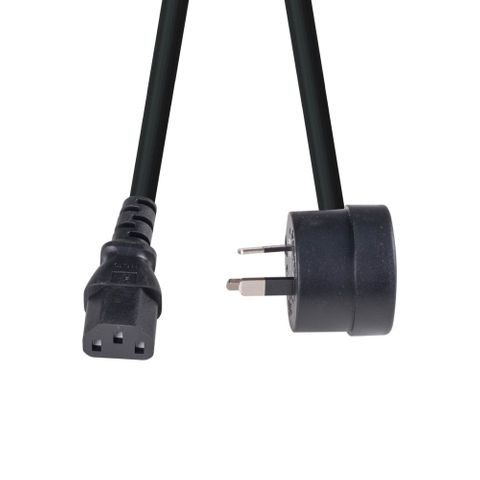 DYNAMIX Moulded IEC -> Tapon Power Cord - 2 Metre